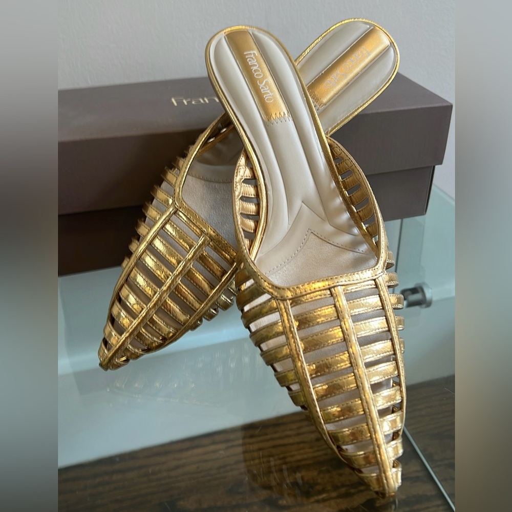 Franco Sarto Marlina Mule Gold - Brand new